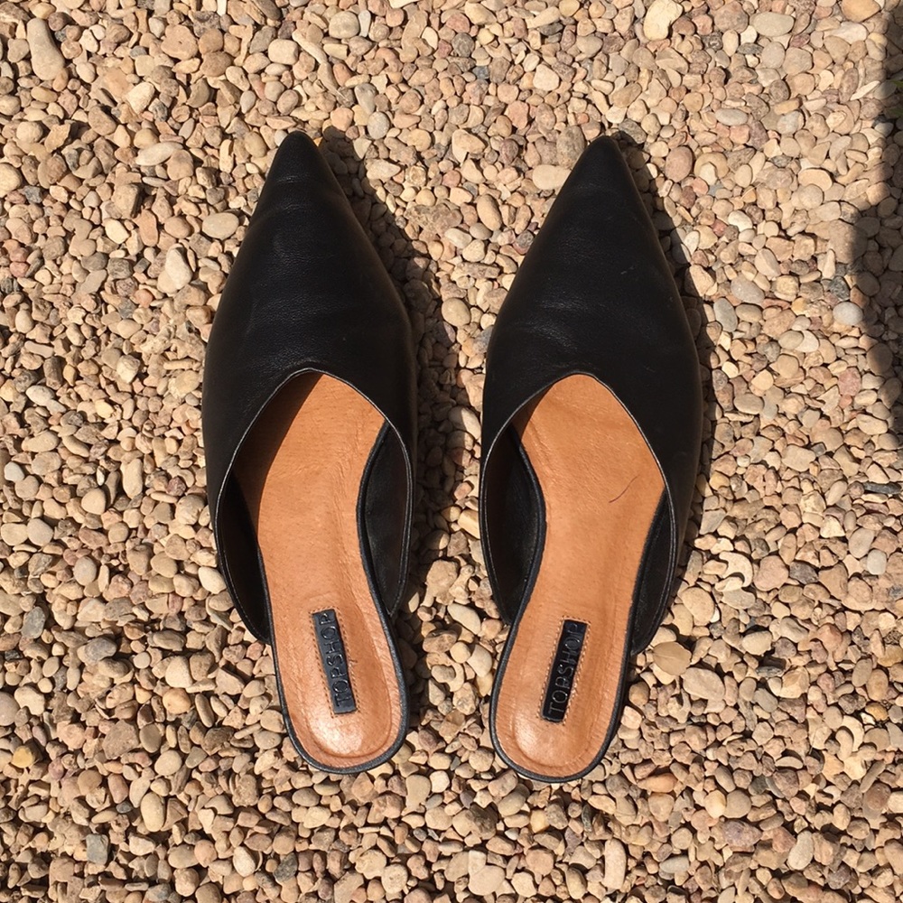 Topshop Extra pointes slides